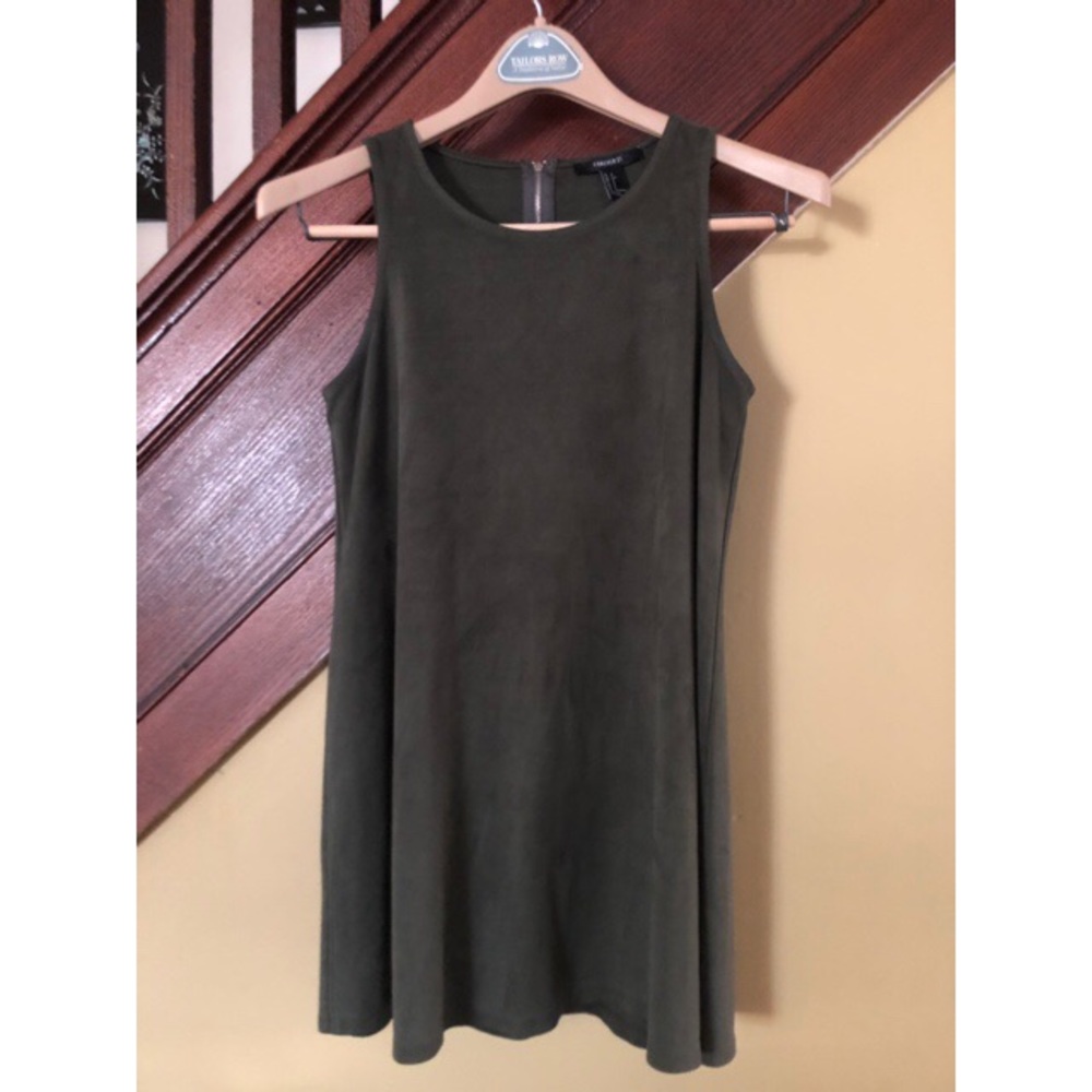 Gently used olive green dress